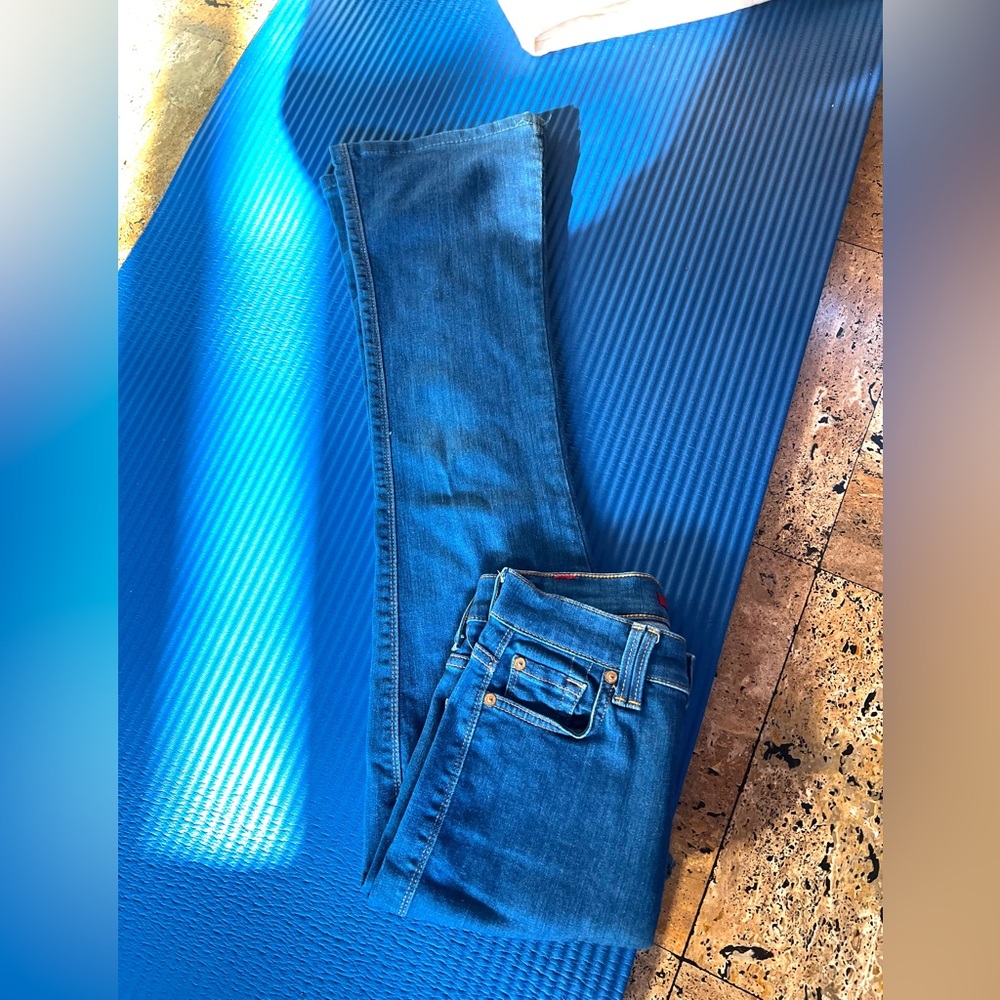 7 For All Mankind High-waisted Boot Cut Jeans
